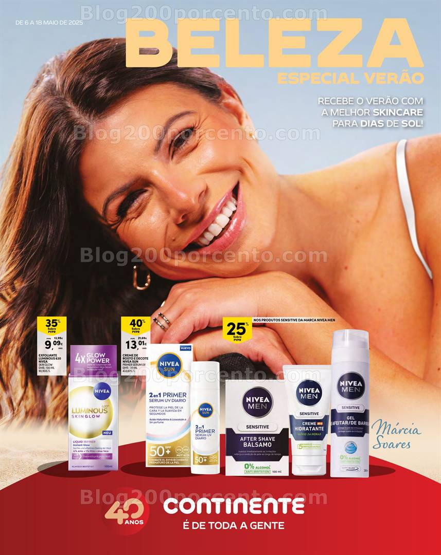 Antevisão Folheto CONTINENTE Beleza Madeira Promoções de 6 a 18 maio beleza