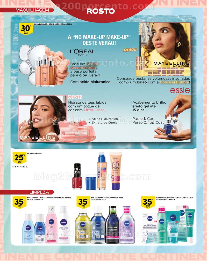 Antevisão Folheto CONTINENTE Beleza Madeira Promoções de 6 a 18 maio beleza