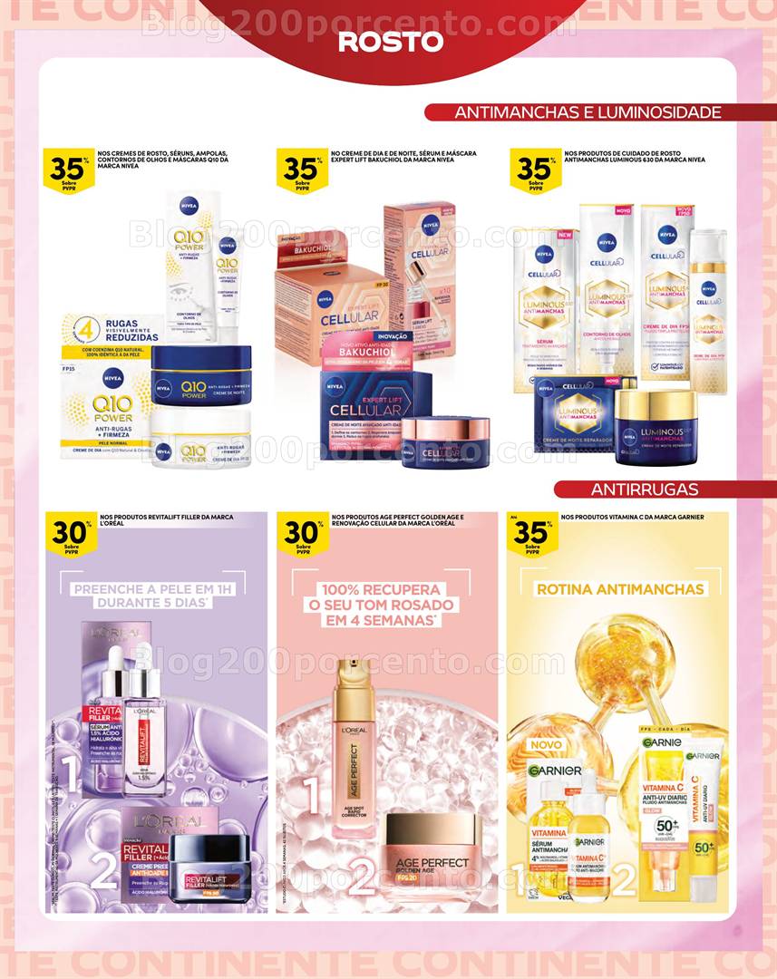 Antevisão Folheto CONTINENTE Beleza Madeira Promoções de 6 a 18 maio beleza