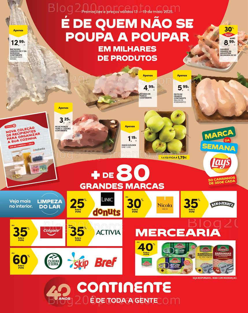 Antevisão Folheto CONTINENTE Madeira Promoções de 13 a 19 maio all