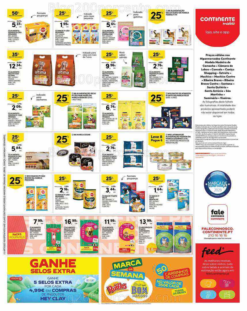 Antevisão Folheto CONTINENTE Madeira Promoções de 11 a 17 julho