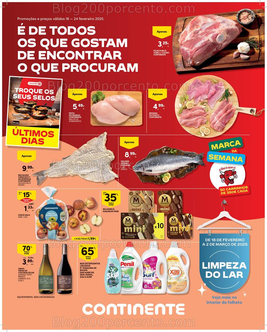 Antevisão Folheto CONTINENTE Madeira Promoções de 18 a 24 fevereiro