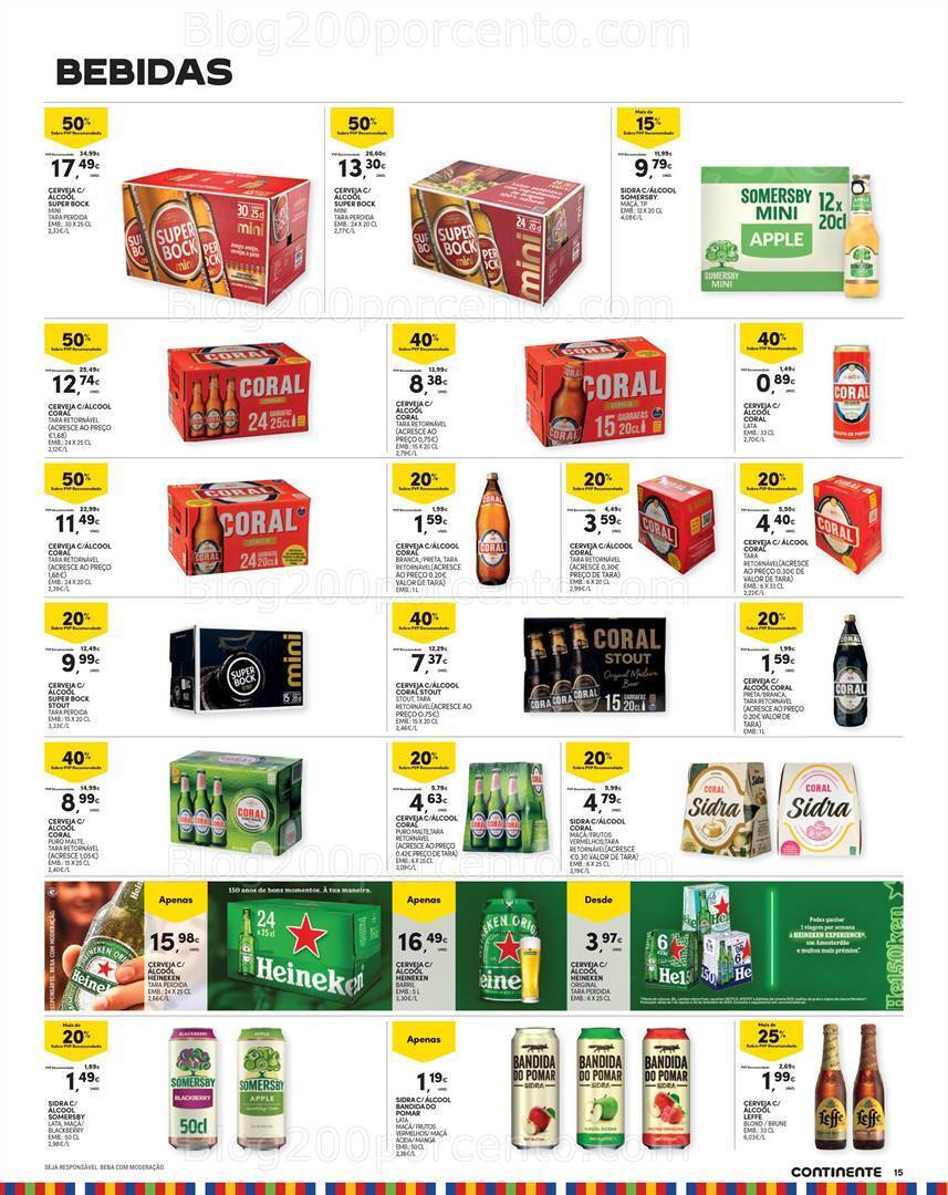 Antevisão Folheto CONTINENTE Madeira Promoções de 15 a 21 agosto