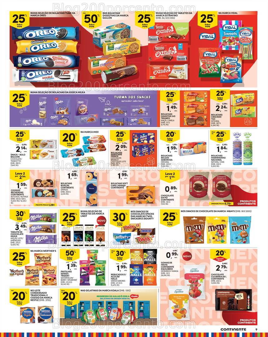 Antevisão Folheto CONTINENTE Madeira Promoções de 3 a 9 setembro