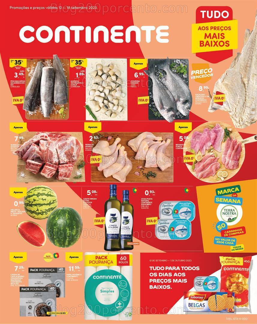 Antevisão Folheto CONTINENTE Madeira Promoções de 12 a 28 setembro