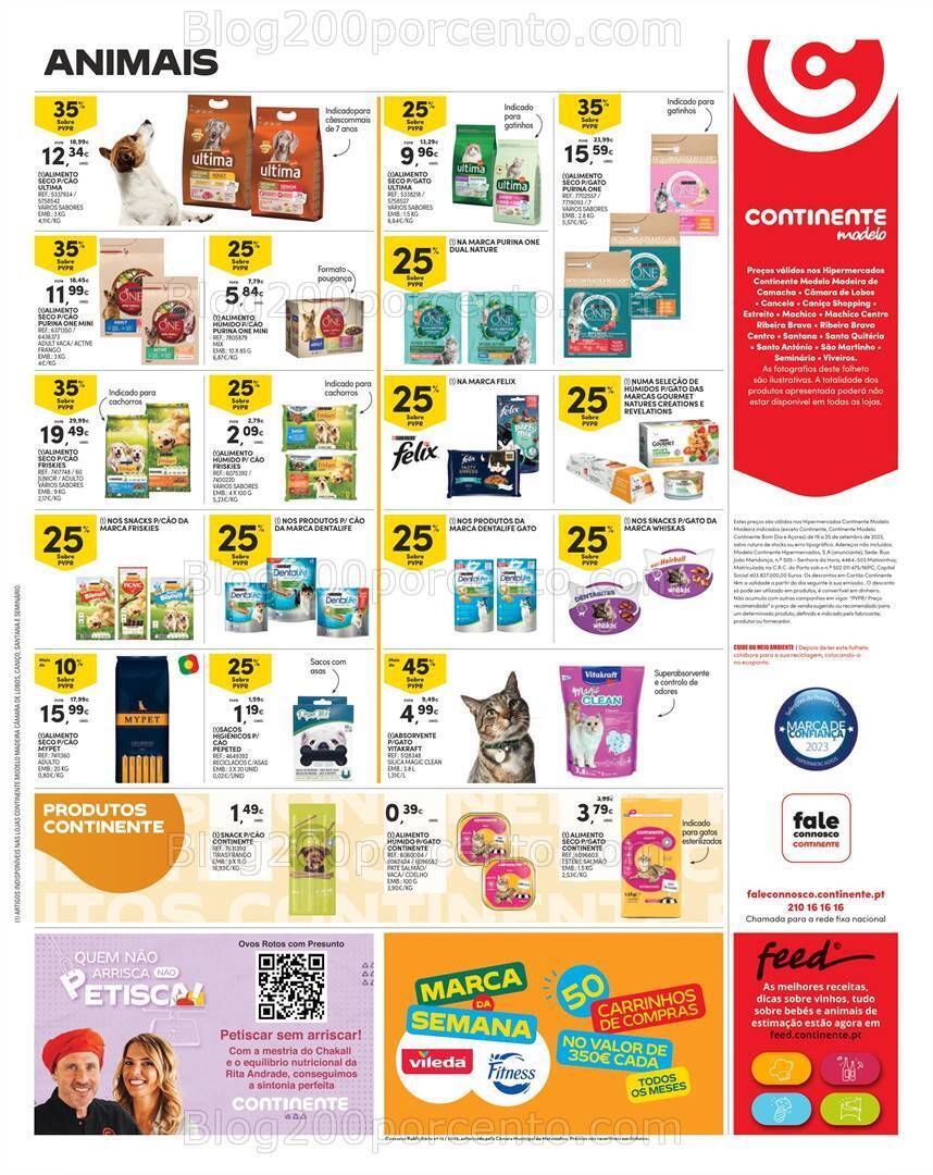 Antevisão Folheto CONTINENTE Madeira Promoções de 19 a 25 setembro