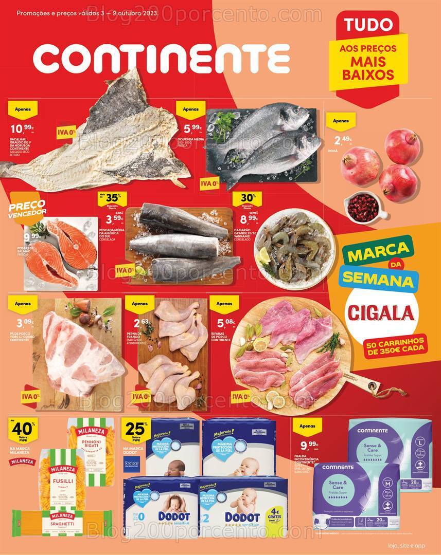 Antevisão Folheto CONTINENTE Madeira Promoções de 3 a 9 outubro