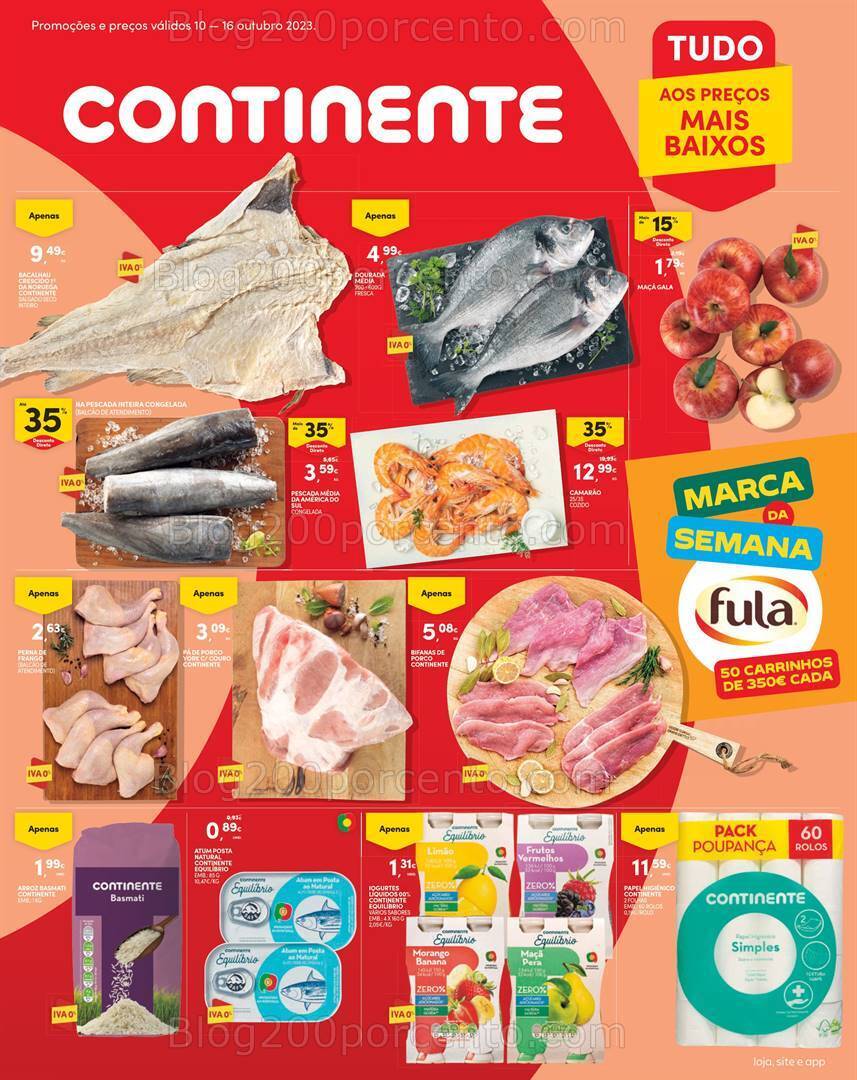 Antevisão Folheto CONTINENTE Madeira Promoções de 10 a 16 outubro