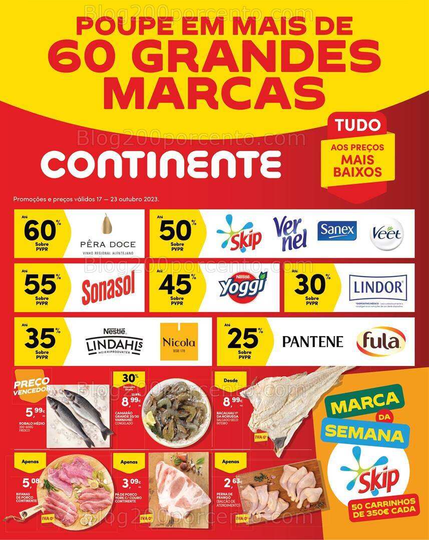 Antevisão Folheto CONTINENTE Madeira Promoções de 17 a 23 outubro