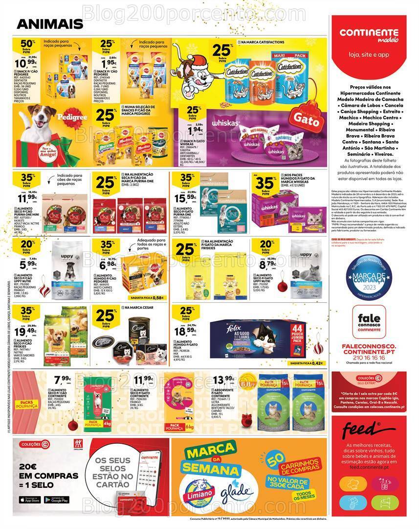 Antevisão Folheto CONTINENTE Madeira Promoções de 28 novembro a 4 dezembro