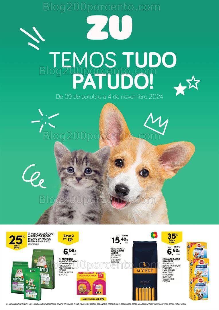 Antevisão Folheto ZU - CONTINENTE Promoções de 29 outubro a 4 novembro