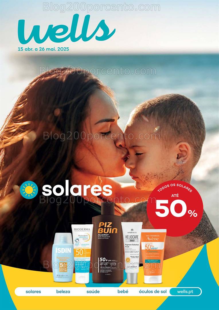 Antevisão Folheto WELLS Solares Promoções de 15 abril a 26 maio