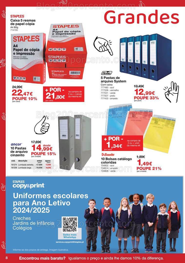 Antevisão Folheto STAPLES Promoções de 2 a 22 maio