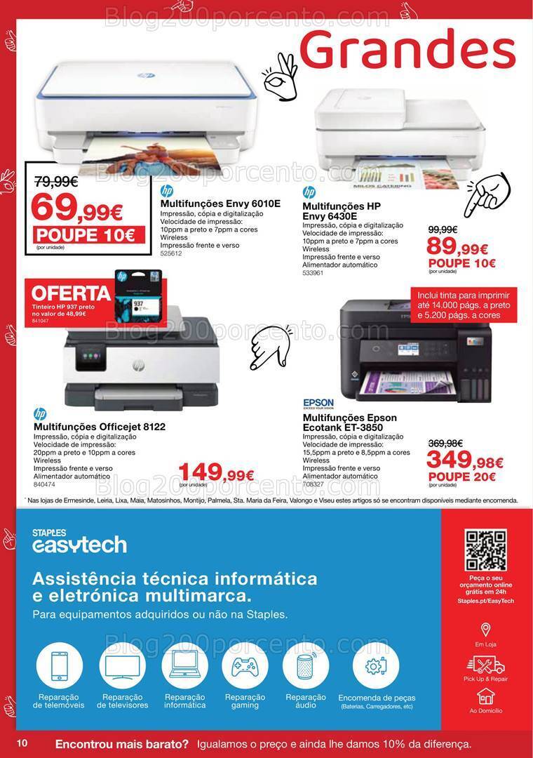 Antevisão Folheto STAPLES Promoções de 2 a 22 maio