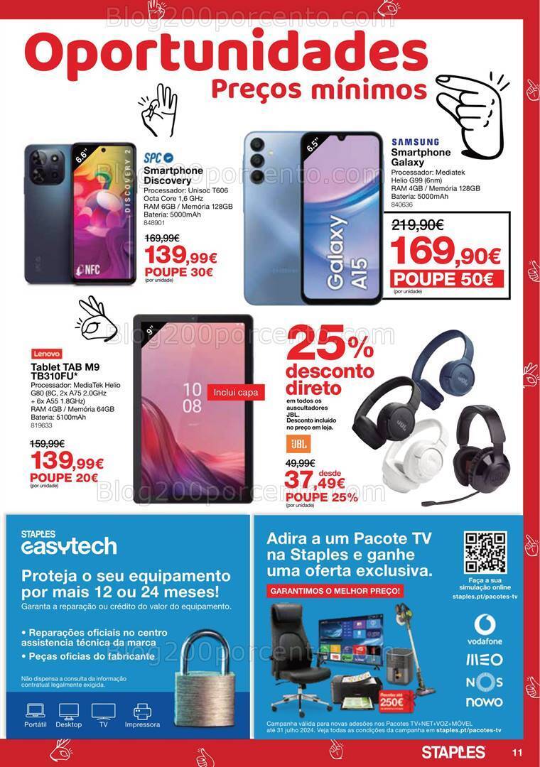 Antevisão Folheto STAPLES Promoções de 2 a 22 maio
