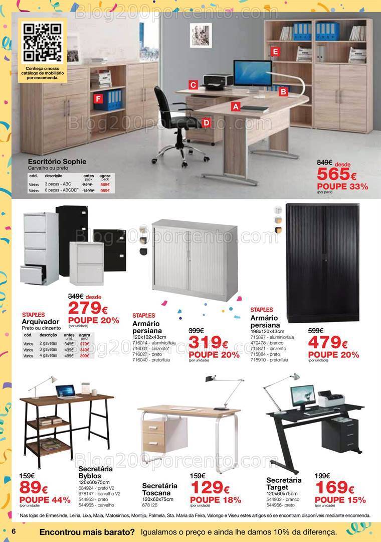 Antevisão Folheto STAPLES Promoções de 30 outubro a 23 novembro