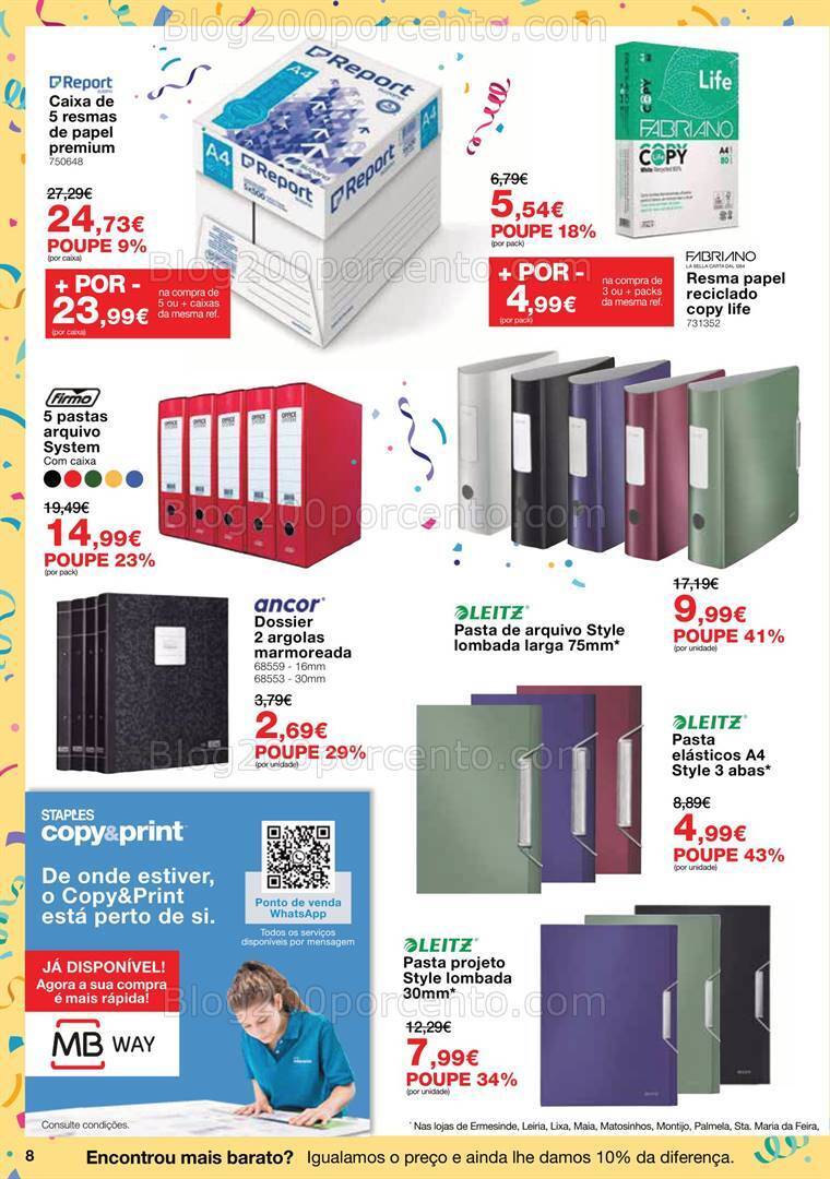 Antevisão Folheto STAPLES Promoções de 30 outubro a 23 novembro