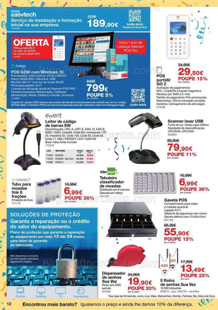 Antevisão Folheto STAPLES Promoções de 30 outubro a 23 novembro