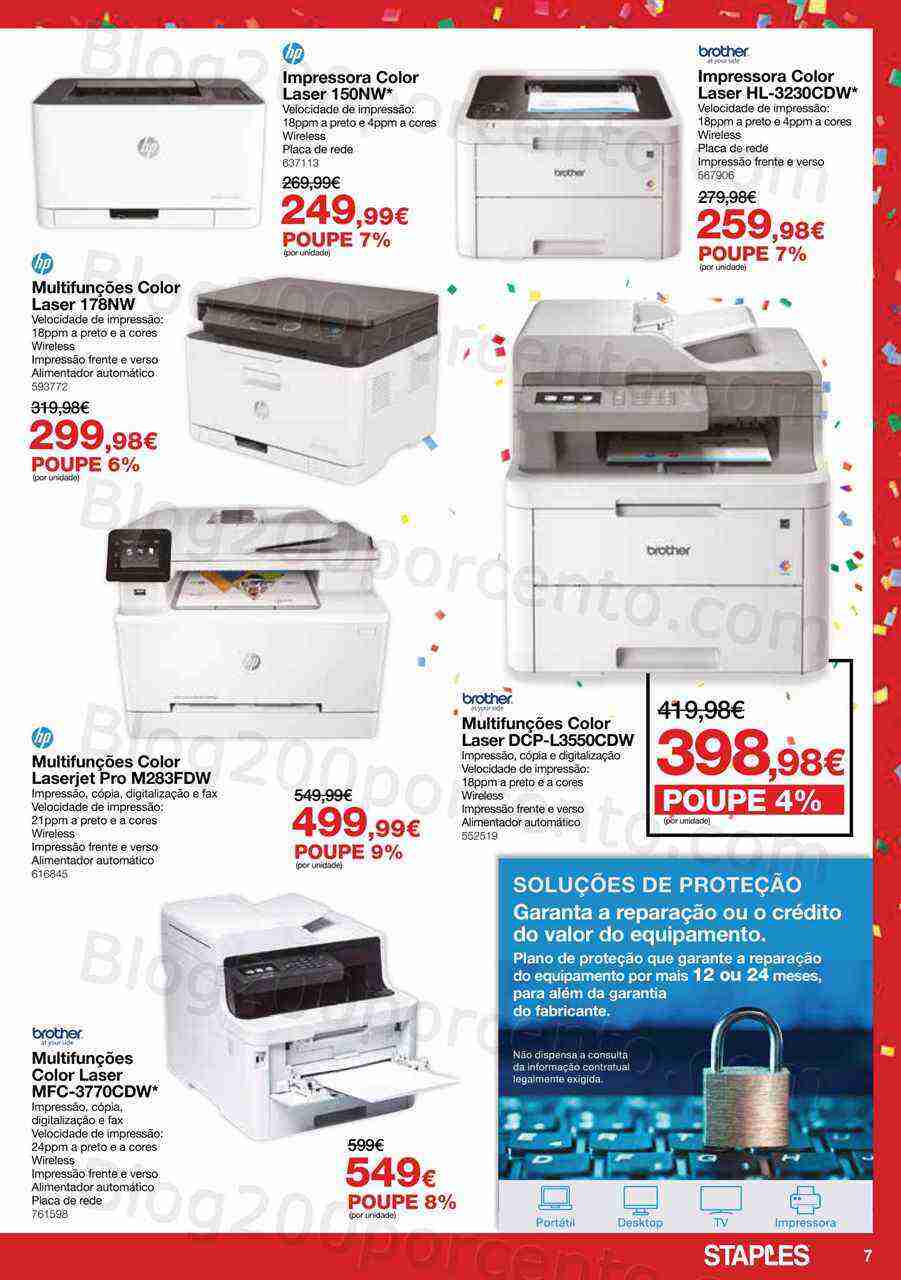 Antevisão Folheto STAPLES Promoções de 3 a 27 abril