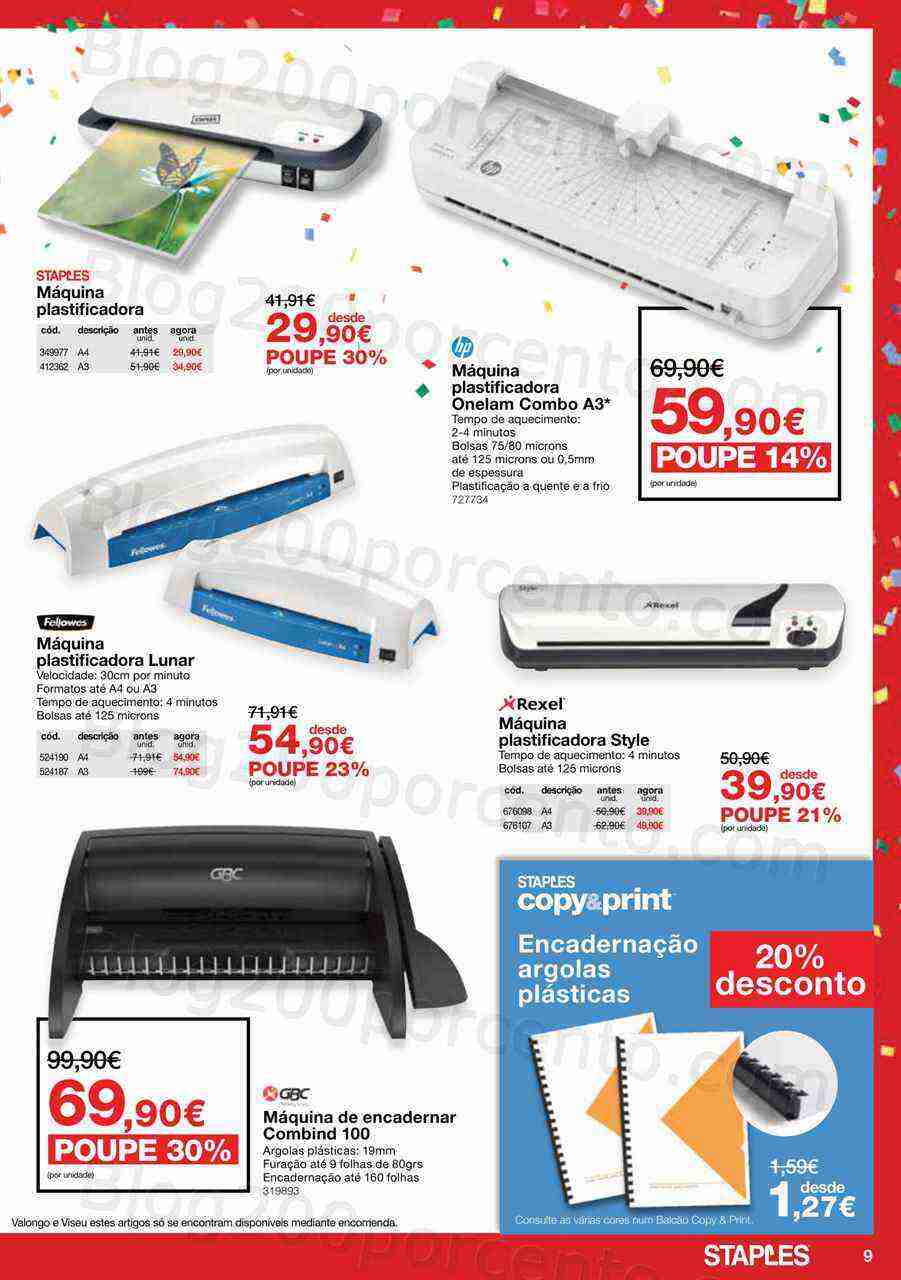 Antevisão Folheto STAPLES Promoções de 3 a 27 abril