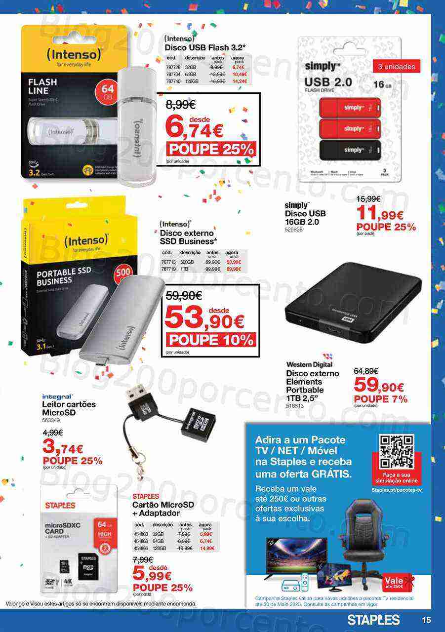 Antevisão Folheto STAPLES Promoções de 2 a 25 maio