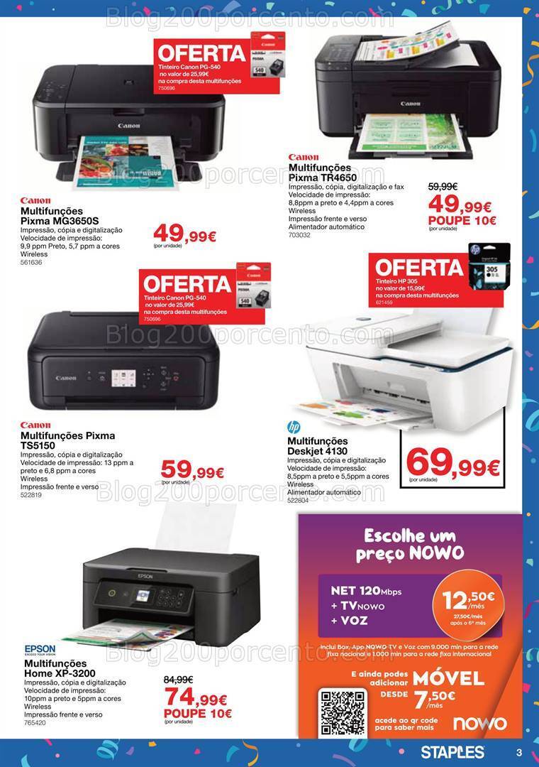 Antevisão Folheto STAPLES Promoções de 2 a 26 outubro