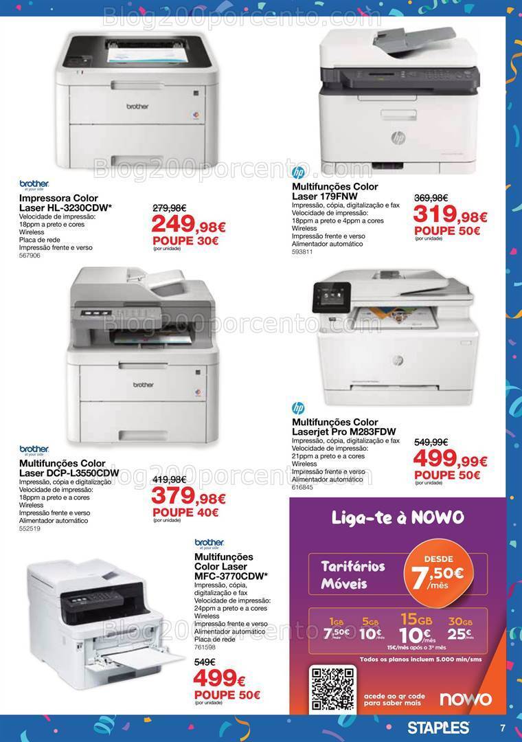 Antevisão Folheto STAPLES Promoções de 2 a 26 outubro