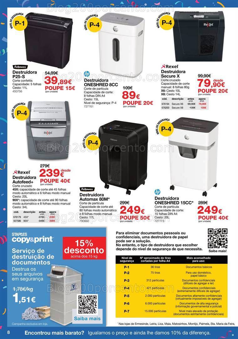 Antevisão Folheto STAPLES Promoções de 2 a 26 outubro