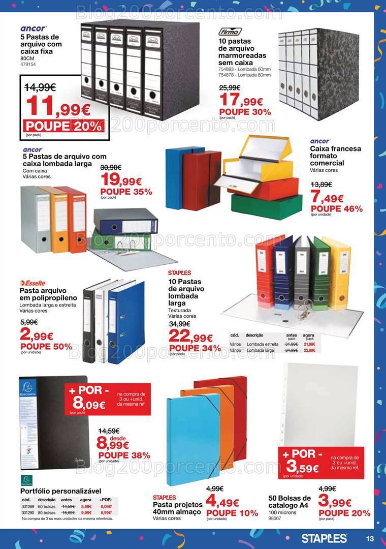 Antevisão Folheto STAPLES Promoções de 2 a 26 outubro