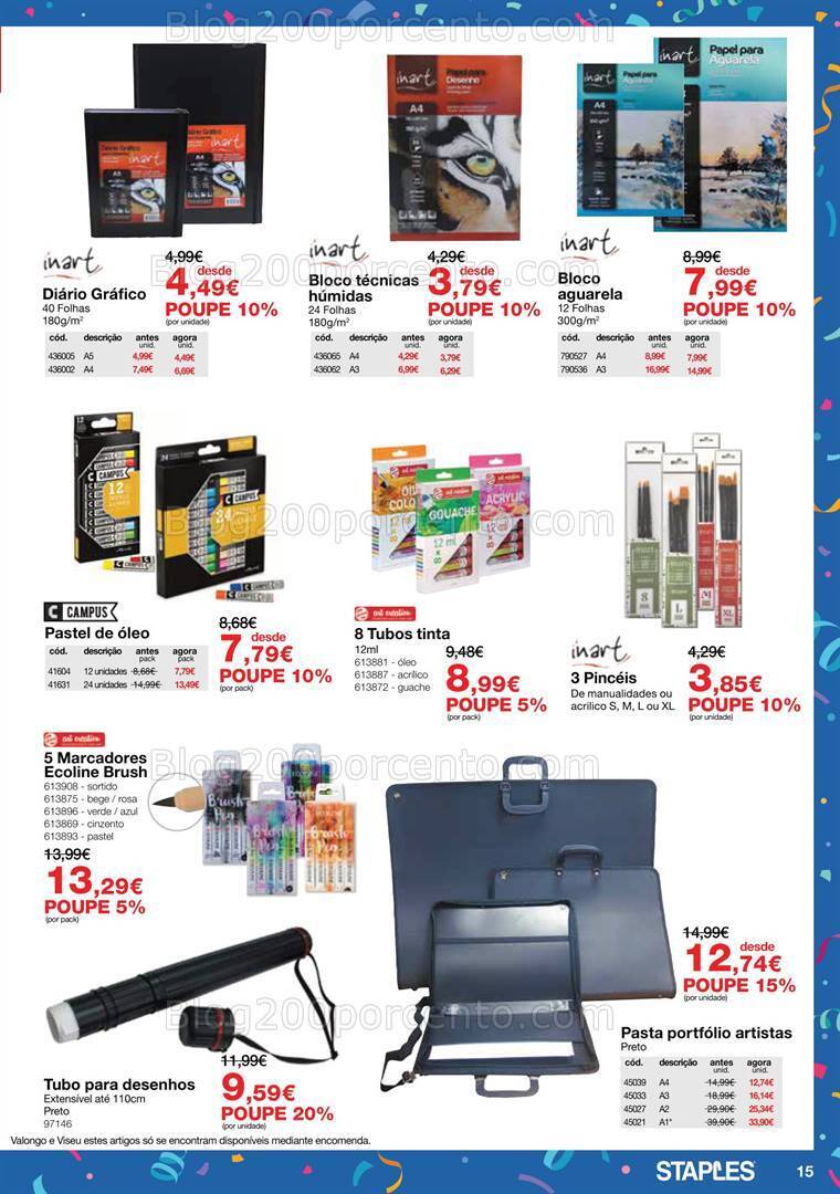 Antevisão Folheto STAPLES Promoções de 2 a 26 outubro