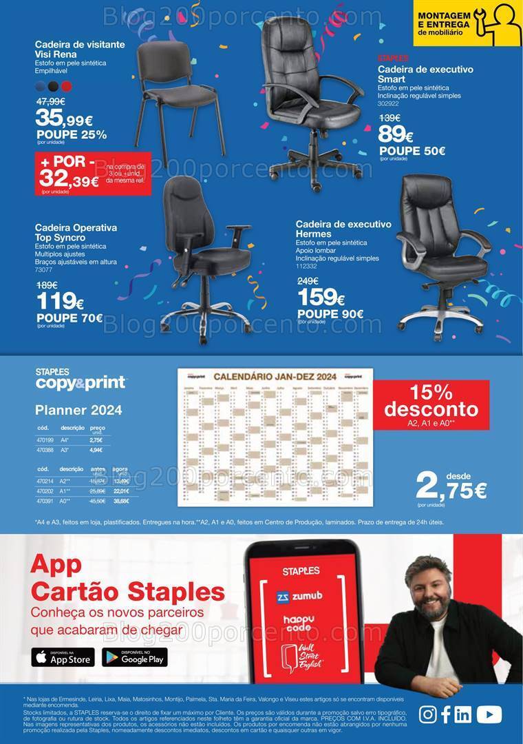 Antevisão Folheto STAPLES Promoções de 2 a 26 outubro