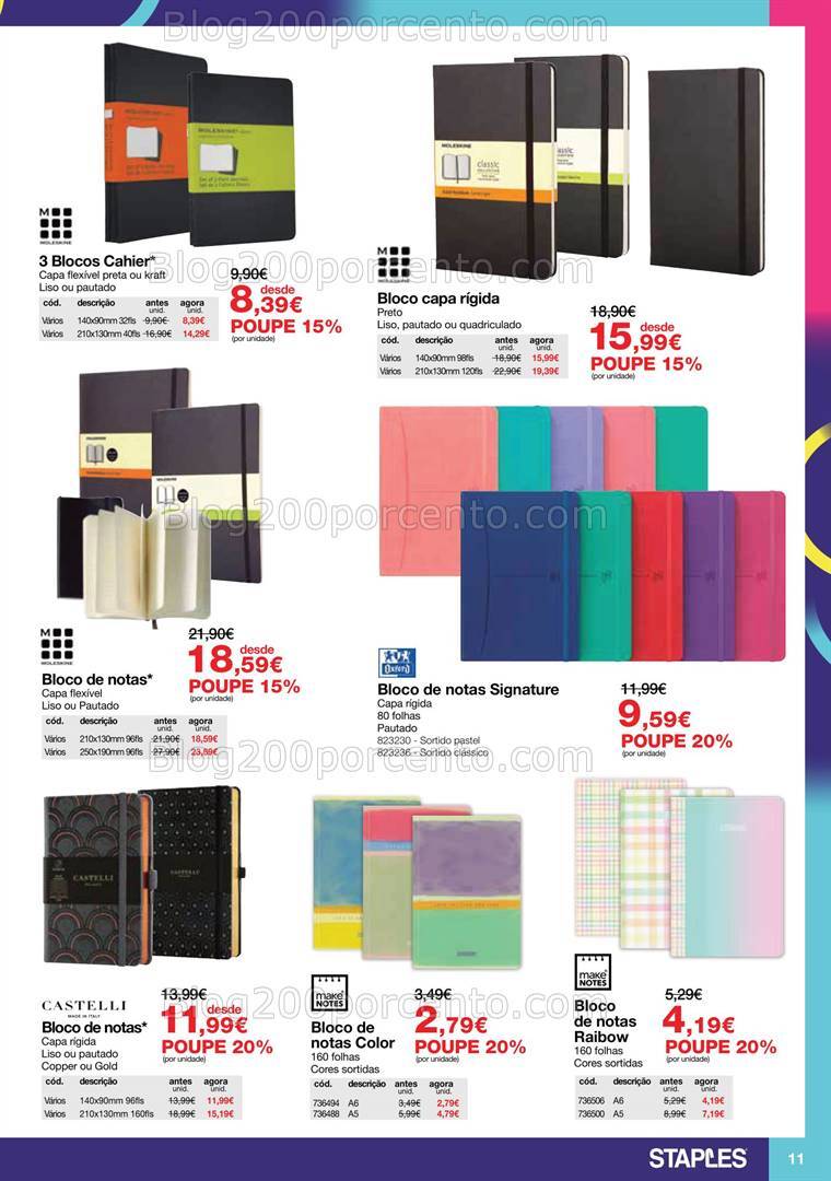 Antevisão Folheto STAPLES Promoções de 10 outubro a 30 janeiro
