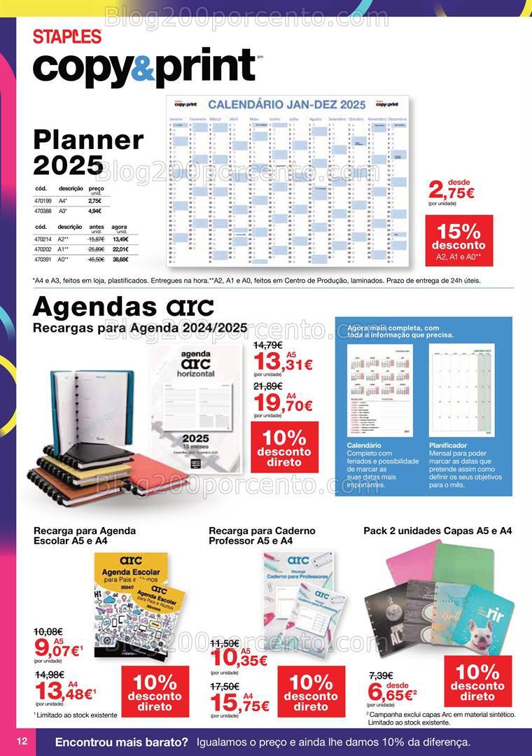 Antevisão Folheto STAPLES Promoções de 10 outubro a 30 janeiro