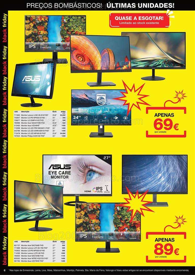 Antevisão Folheto STAPLES Black Friday Promoções de 20 a 26 novembro