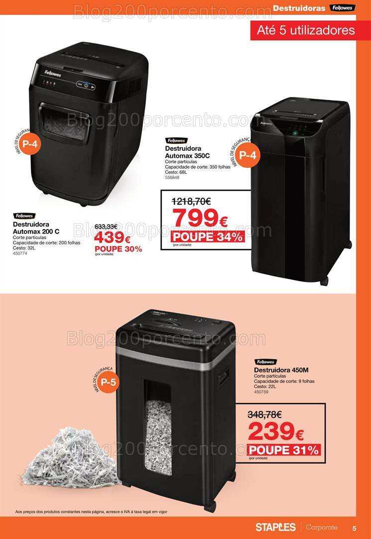 Antevisão Folheto STAPLES Promoções de 7 a 28 setembro