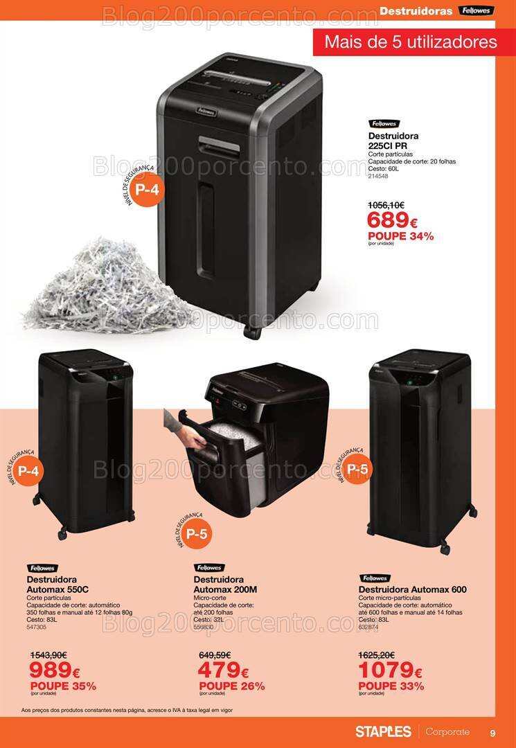 Antevisão Folheto STAPLES Promoções de 7 a 28 setembro