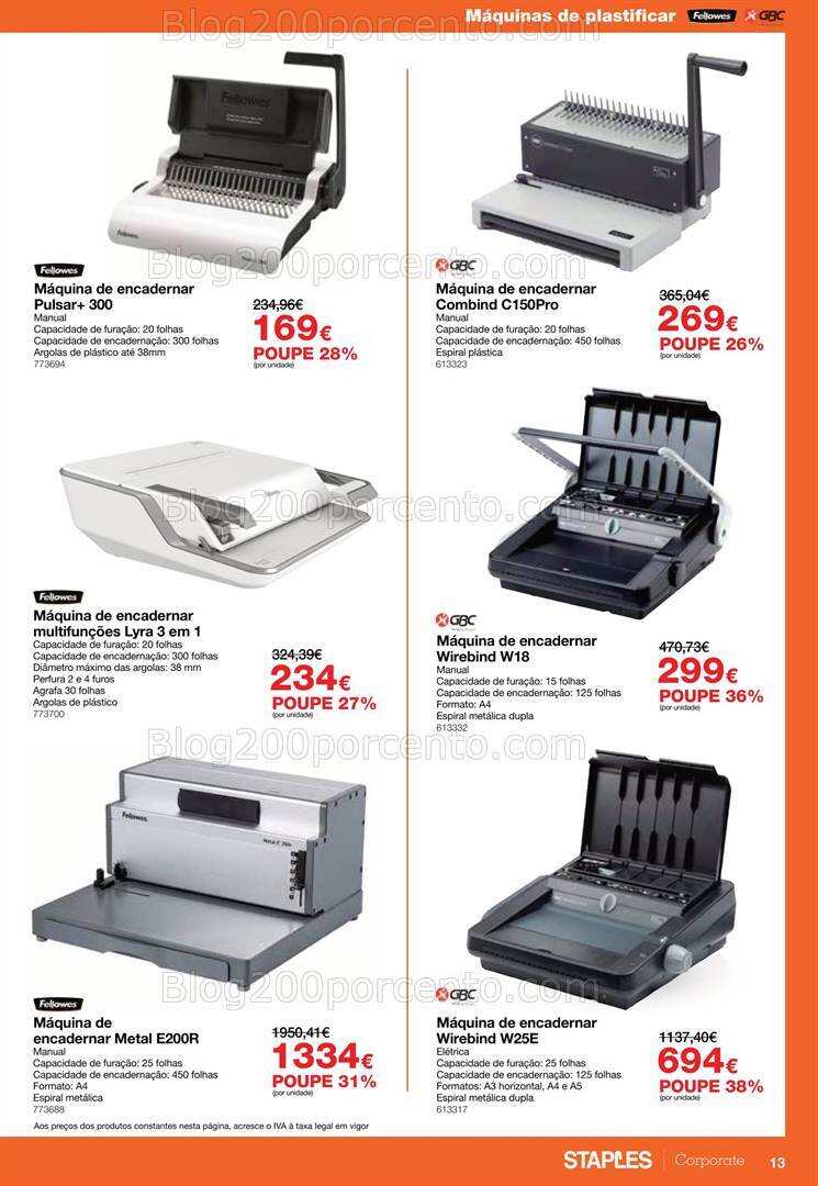 Antevisão Folheto STAPLES Promoções de 7 a 28 setembro