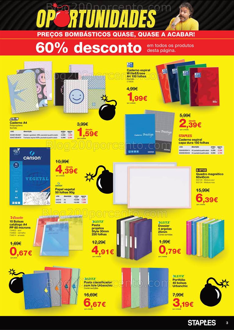 Antevisão Folheto STAPLES Oportunidades Promoções de 31 março a 6 abril