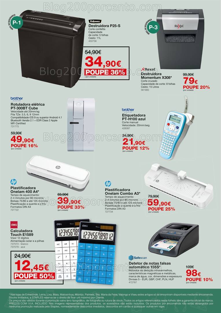 Antevisão Folheto STAPLES Promoções de 11 a 17 novembro