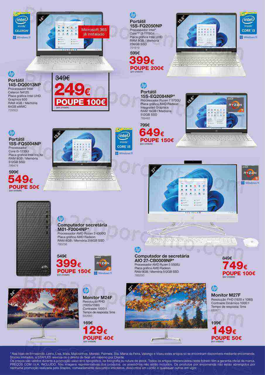 Antevisão Folheto STAPLES Promoções de 8 a 14 maio