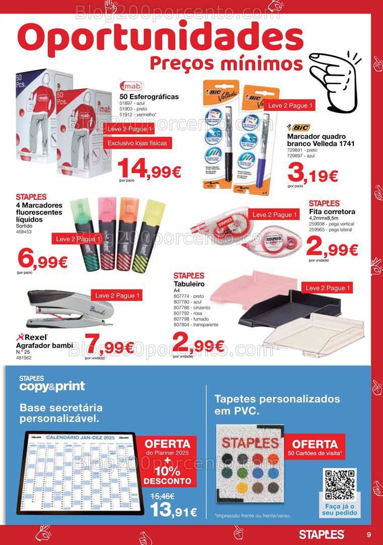 Antevisão Folheto STAPLES Promoções de 31 outubro a 20 novembro