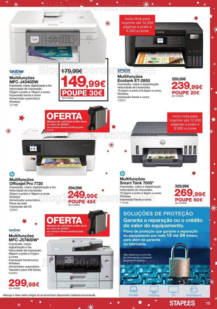 Antevisão Folheto STAPLES Natal Promoções de 29 novembro a 24 dezembro