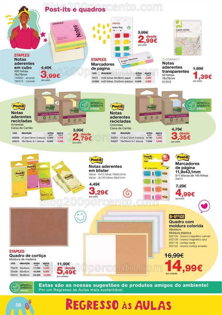 Antevisão Folheto STAPLES Regresso às Aulas - 14 agosto a 26 setembro