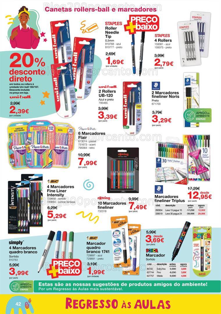 Antevisão Folheto STAPLES Regresso às Aulas - 14 agosto a 26 setembro