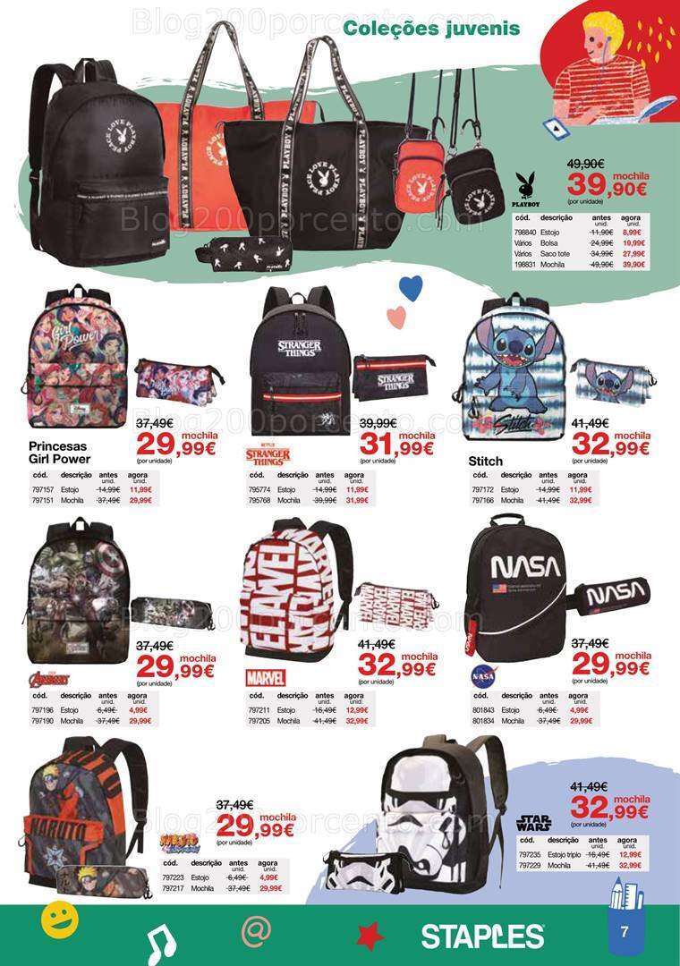 Antevisão Folheto STAPLES Regresso às Aulas Promoções de 16 agosto a 28 setembro