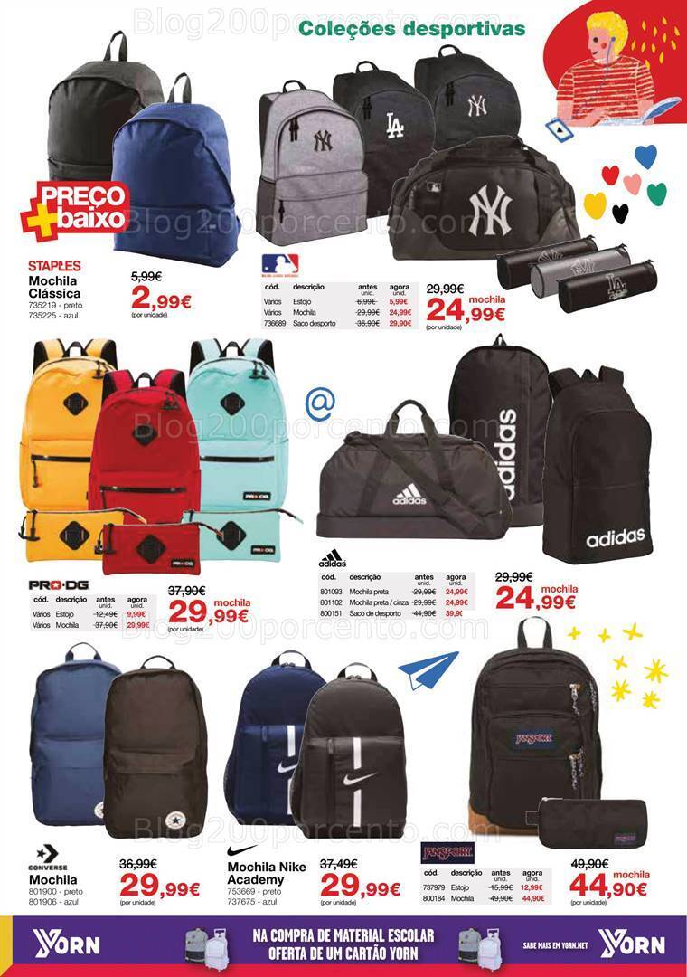 Antevisão Folheto STAPLES Regresso às Aulas Promoções de 16 agosto a 28 setembro