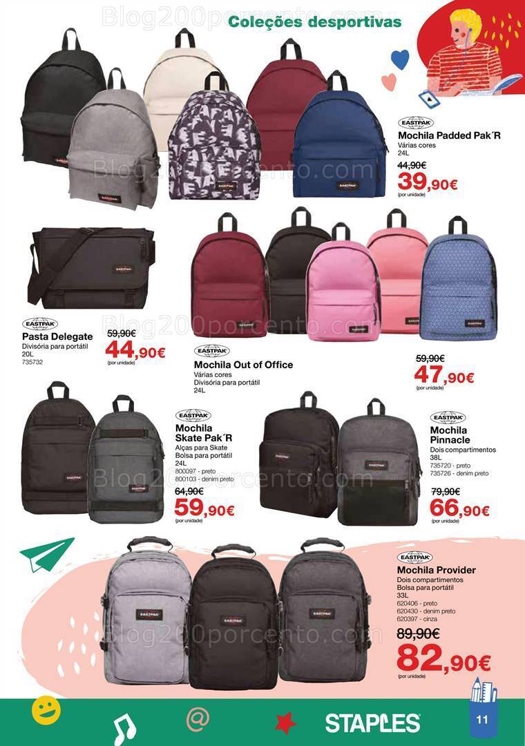 Antevisão Folheto STAPLES Regresso às Aulas Promoções de 16 agosto a 28 setembro