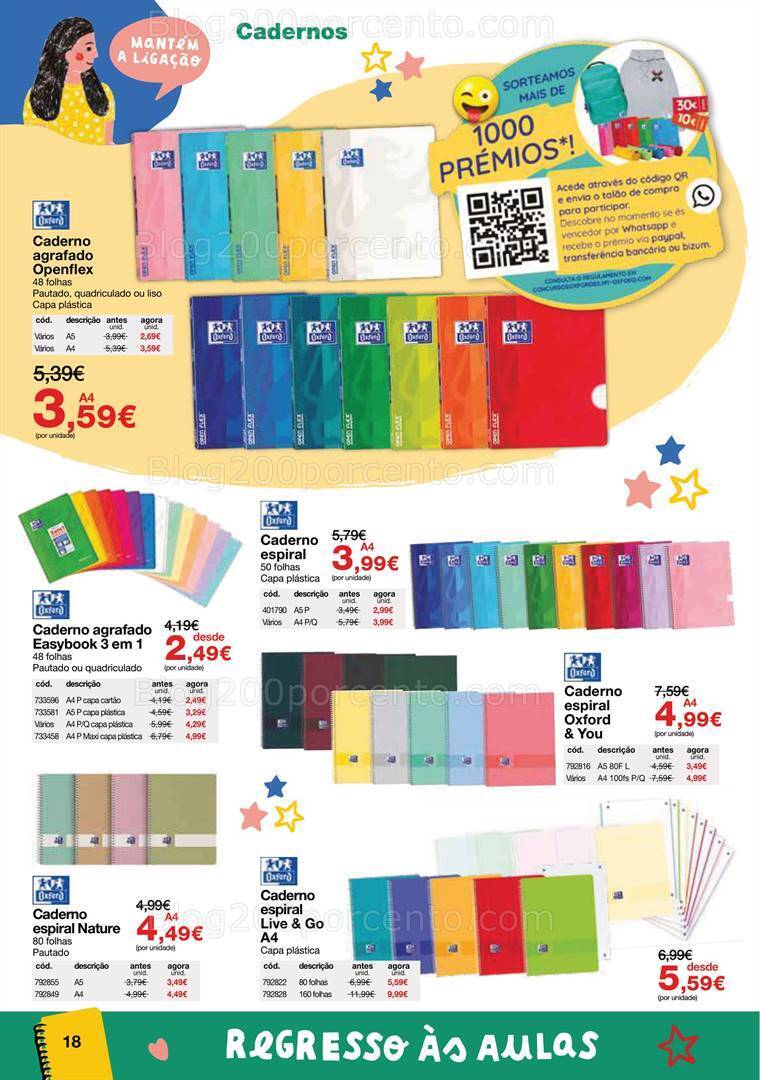 Antevisão Folheto STAPLES Regresso às Aulas Promoções de 16 agosto a 28 setembro