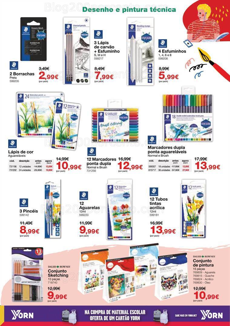 Antevisão Folheto STAPLES Regresso às Aulas Promoções de 16 agosto a 28 setembro