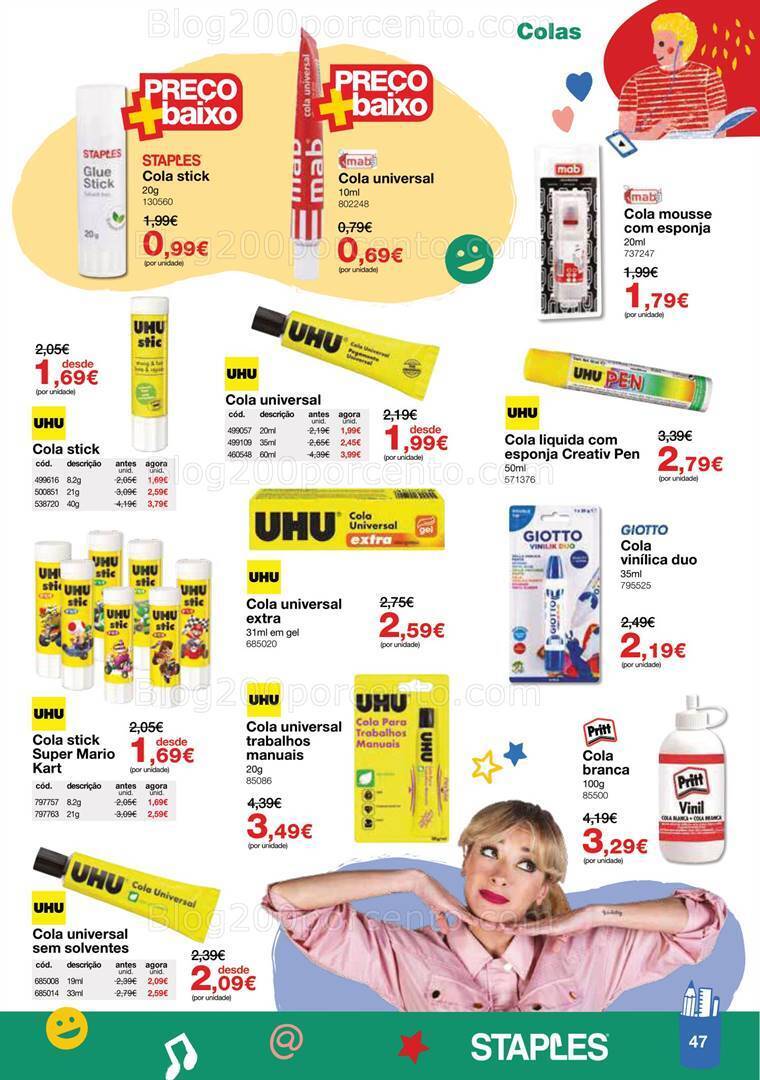 Antevisão Folheto STAPLES Regresso às Aulas Promoções de 16 agosto a 28 setembro